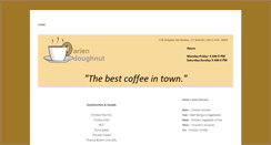 Desktop Screenshot of dariendoughnut.com