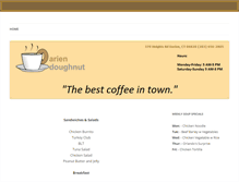 Tablet Screenshot of dariendoughnut.com